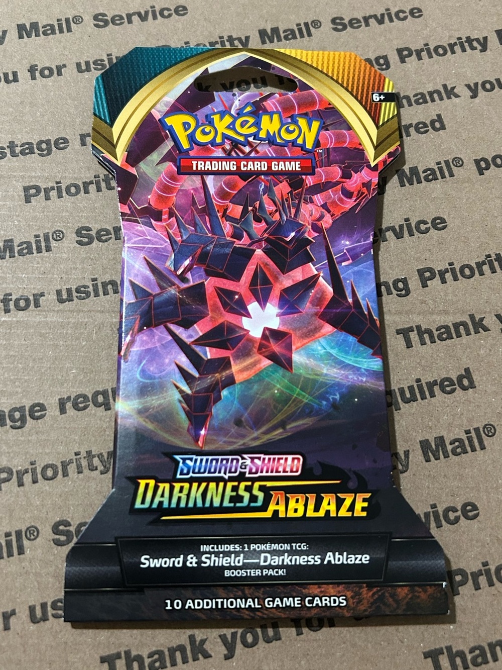 Pokemon TCG: Sword & Shield 🗡️🛡️ Darkness Ablaze Sleeved Booster Pack